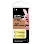 Duracell høreapparatbatterier størrelse 10