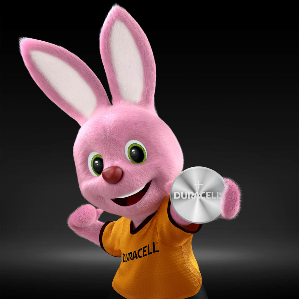 Duracell Bunny introducerer special 1 / 3N alkalisk knapbatteri