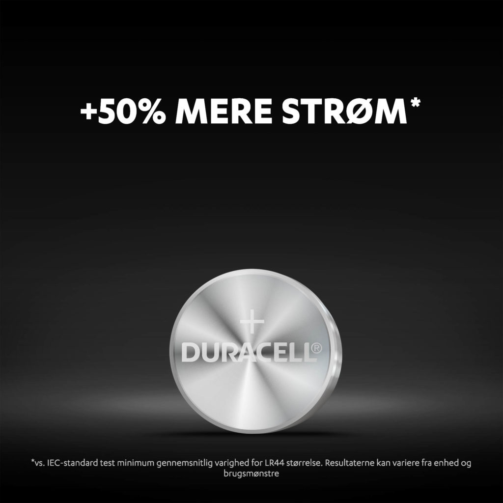 Duracell Special LR44 alkaliske knapbatterier - Op til 50% mere strøm